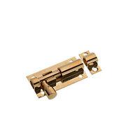 Wickes Barrel Bolt Brass Effect 51mm