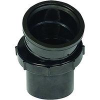 Wickes 110mm Black Soil Pipe Twistlock Bend