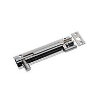 Wickes Necked Barrel Bolt Chrome Plated 100mm