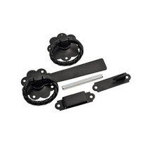 Wickes Twisted Gate Latch Black