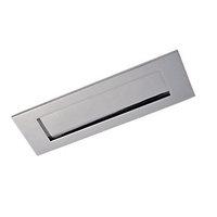 Wickes Letter Plate Chrome Finish 308x96mm