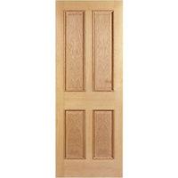 wickes denham internal fire door oak veneer 4 panel 1981x686mm