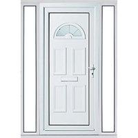 Wickes Carolina 2 Sidelight Upvc Door Set 2085 x 1520mm Right Hand Hung