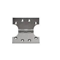 Wickes Parliament Hinge Satin Chrome Finish 102mm 2 Pack