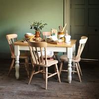 winchester painted 122cm 4ft table and 4 chairs