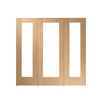 wickes oxford internal room divider oak veneer 762mm door with 2 side  ...