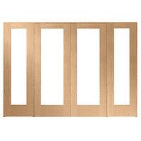 wickes oxford internal room divider oak veneer 2 x 762mm doors with 2  ...