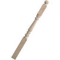 wickes traditional hemlock half newel post 1220mm