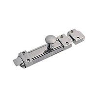 Wickes Flat Tower Bolt Chrome Plated 152mm