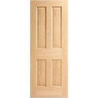 Wickes Cobham Internal Oak Veneer Door 4 Panel 1981 x 686mm