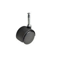 Wickes 40mm Twin Castor Wheel Peg Fix Pack 4