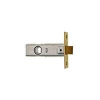 Wickes Tubular Latch Electro Brass 64mm