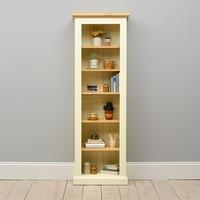 Winchester Painted 6 Shelf Narrow Bookcase