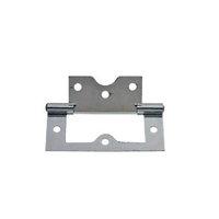 Wickes Flush Hinge Zinc Plated 75mm 2 Pack