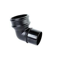 wickes black cast iron effect downpipe 1125 deg bend