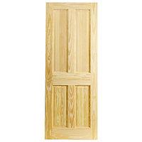 Wickes Skipton Internal Fire Door Clear Pine 4 Panel 1981x686mm