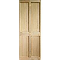 wickes skipton internal bi fold door clear pine 4 panel 1981x686mm