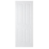 wickes stirling internal moulded door white finished 4 panel 1981x838m ...