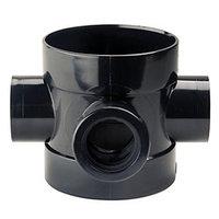 Wickes 110 x 40mm Short Boss Pipe Black