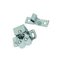 Wickes Double Roller Catch Chrome Plated 10 Pack