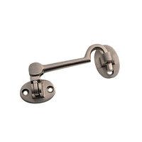 Wickes Cabin Hook Satin Nickel Finish 100mm