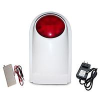 Wireless outdoor strobe siren