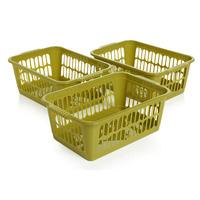 Wilko Handy Baskets Medium Assorted 3pk