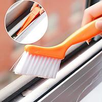 Window Track Cleaning Brush with Small Shovel designed Home(Random Color)