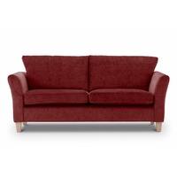 Windsor Fabric 3 Seater Sofa Blaze