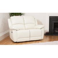 wilton 2 seat reclining sofa cream