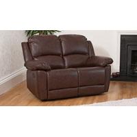 wilton 2 seat reclining sofa brown