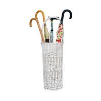 Willow Umbrella Holder, White, Willow