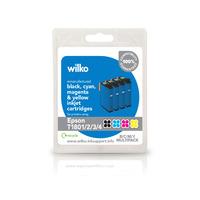 Wilko Remanufactured Epson T1806 BCMY Ink Cartridge Multipack