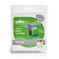 wilko remanufactured hp343 colour ink cartridge