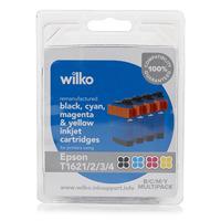 Wilko Remanufactured Epson T1626 BCMY Ink Cartridge Multipack