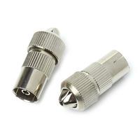 Wilko Tv/FM Coax Socket 2pk