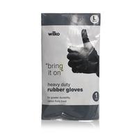 Wilko Heavy Duty rubber Gloves Large