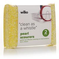 wilko pearl scourers assorted 2pk