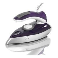 Wilko Travel Steam Iron Purple and Silver 900W-1100W