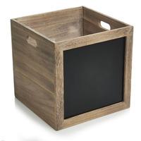Wilko Wooden Crate with Blackboard