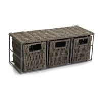 Wilko Rattan Drawers