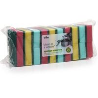 wilko sponge scourers assorted x 20