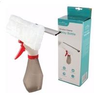 Window Cleaner Spray Bottle With Squeegee And Microfiber Cloth Pad