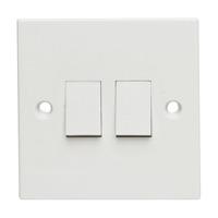 wilko light switch 2 way 2 gang