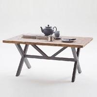 Wilson Wooden Coffee Table In Antique Grey And Brown