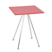 Wito Square Side End Table In Gloss Red