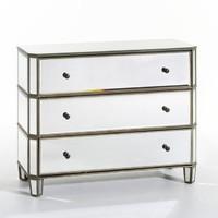 Winsome Mirrored Chest of Drawers