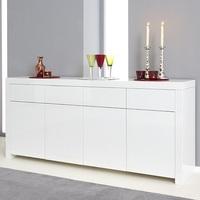 Windsor Sideboard In White High Gloss With Storage