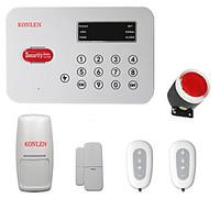 Wireless PSTN Alarm System Touch Voice for Home Security Auto Dialer Anti Theft Remote Control with Sensor Low Voltage Alert
