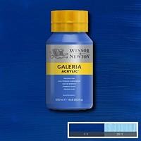 Winsor & Newton Series 1 500ml Bottle Galeria Acrylic Colour with Nozzle Cap - Process Cyan